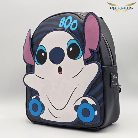Loungefly Disney Lilo & Stitch Ghost Glow-In-The-Dark Mini Backpack & Wallet Set main image 6